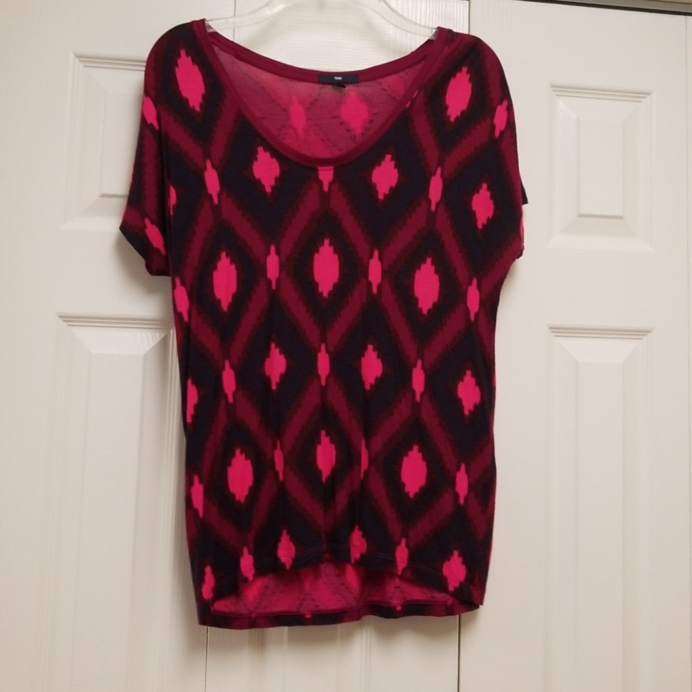 Aztec print tee